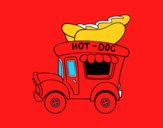 Food truck de perritos calientes