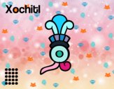 Dibujo Los días aztecas: la flor Xochitl pintado por teuQihcoX