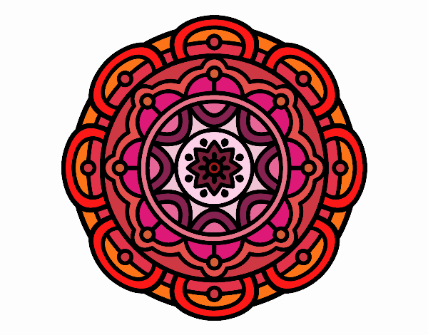 Mandala para la relajación mental