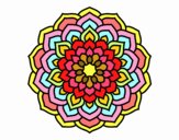 Dibujo Mandala pétalos de flor pintado por Lexy9999