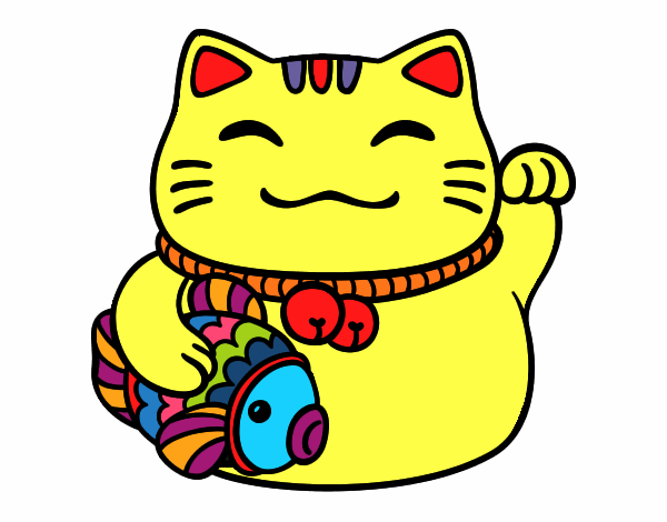 Maneki-neko de la abundancia