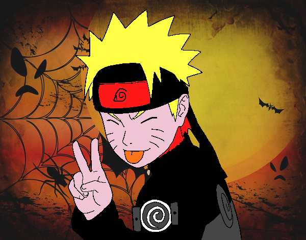 Naruto sacando lengua