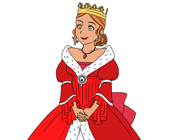 Dibujo de Princesa medieval pintado por en  el día 27-04-16 a  las 03:15:12. Imprime, pinta o colorea tus propios dibujos!