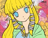 Dibujo Princesa Zelda pintado por MarialyP