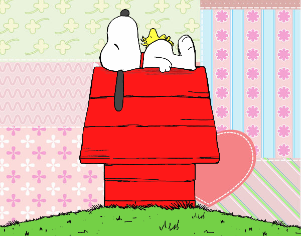 snoopy    y      la    pulguita