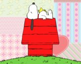 Snoopy durmiendo