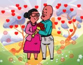 Abuelos enamorados