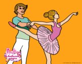 Dibujo Barbie bailando ballet pintado por VICKY2110