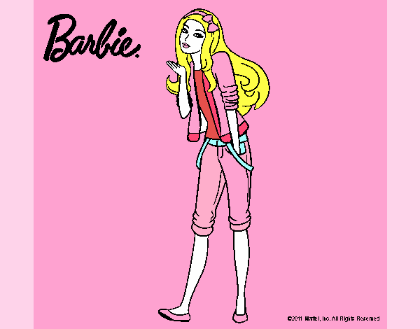 Barbie con look casual