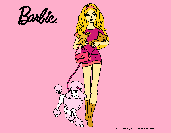 Barbie con sus mascotas