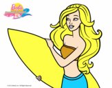 Barbie va a surfear