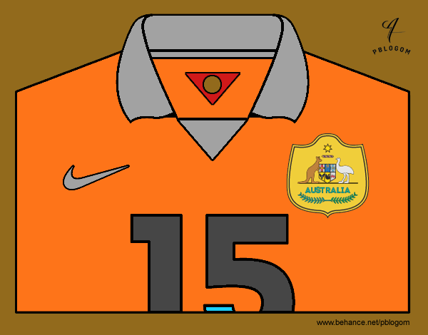 Camiseta del mundial de fútbol 2014 de Australia