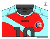 Camiseta del mundial de fútbol 2014 de Costa Rica