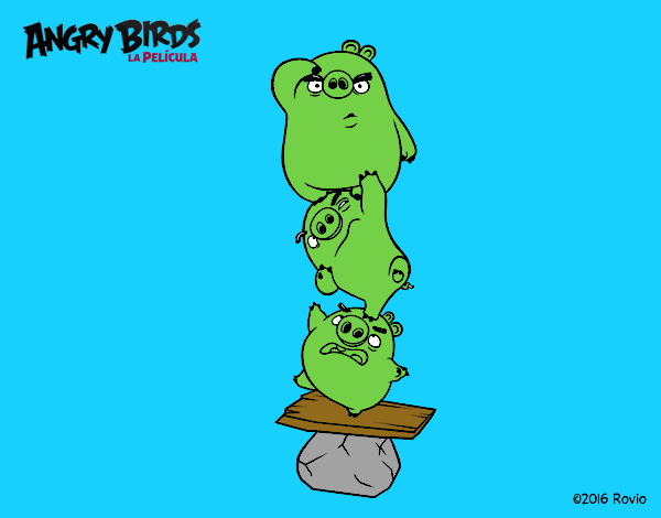 Cerdos verdes de Angry Birds