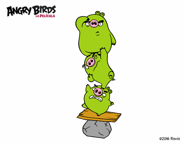 Cerdos verdes de Angry Birds