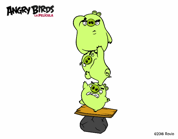 Cerdos verdes de Angry Birds