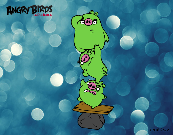 Cerdos verdes de Angry Birds