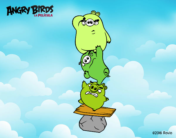 Cerdos verdes de Angry Birds