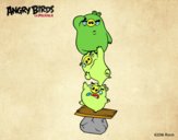 Dibujo Cerdos verdes de Angry Birds pintado por tomas218