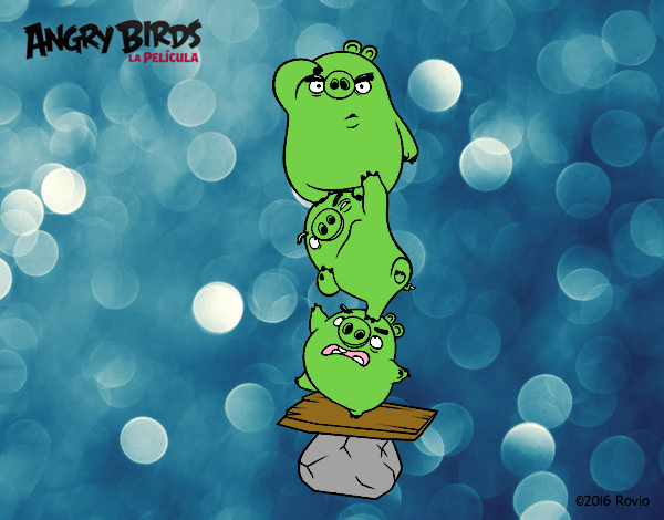 Cerdos verdes de Angry Birds