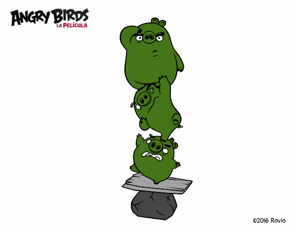 Cerdos verdes de Angry Birds