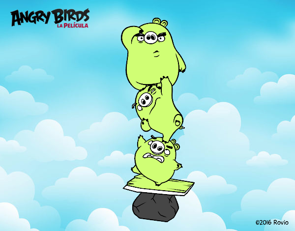 Cerdos verdes de Angry Birds