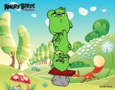 Cerdos verdes de Angry Birds