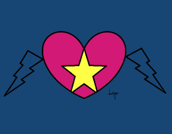 Corazón estrella