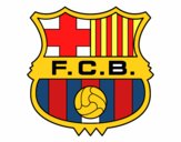 Dibujo Escudo del F.C. Barcelona pintado por axel2212