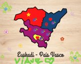 Dibujo Euskadi - País Vasco pintado por rodrigoNG
