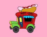 Food truck de perritos calientes