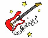 Guitarra y estrellas