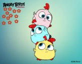 Dibujo Las crias de Angry Birds pintado por macath