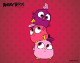Dibujo Las crias de Angry Birds pintado por meagan