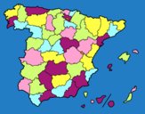 Dibujo Las provincias de España pintado por meagan
