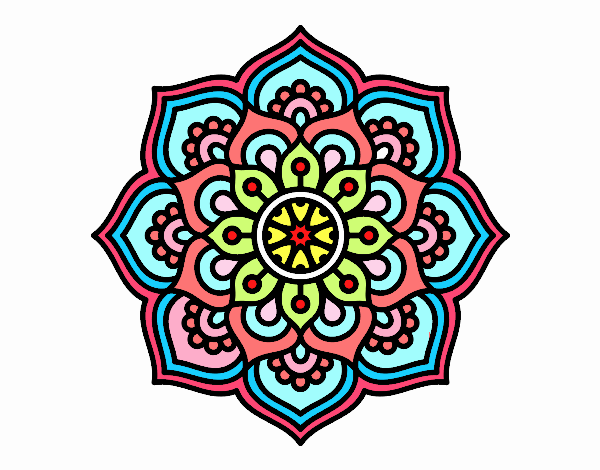 mandala colorido