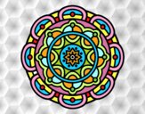 Dibujo Mandala para la relajación mental pintado por johana34