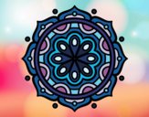 Dibujo Mandala para meditar pintado por CARySER