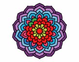 Dibujo Mandala pétalos de flor pintado por MicolMicu