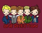 Dibujo One direction pintado por lolyyfeli