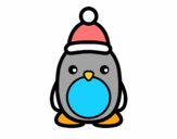 Pingüino navideño