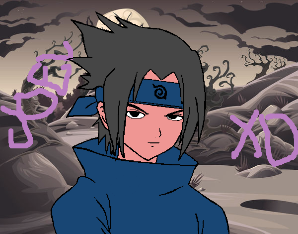 Sasuke enfadado