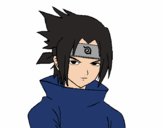 Dibujo Sasuke enfadado pintado por JFTT