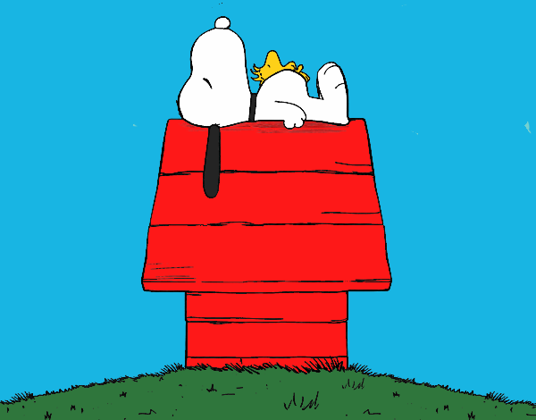 Snoopy durmiendo