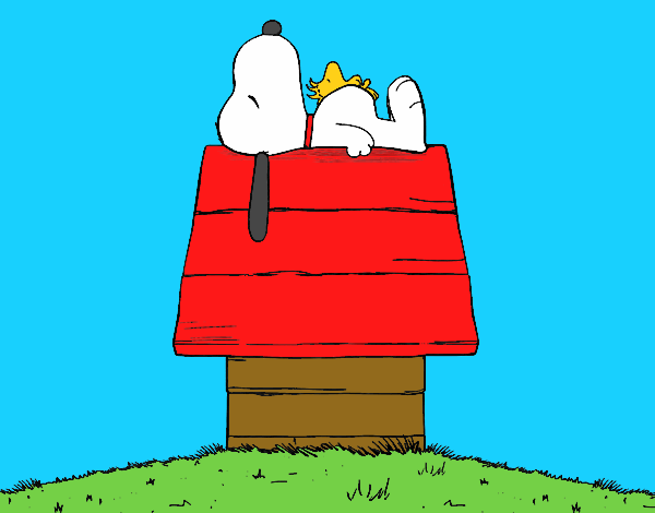 Snoopy durmiendo