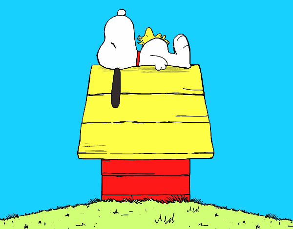 Snoopy durmiendo