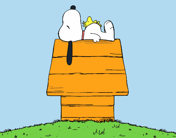 Snoopy durmiendo