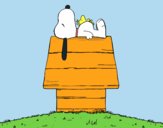 Snoopy durmiendo