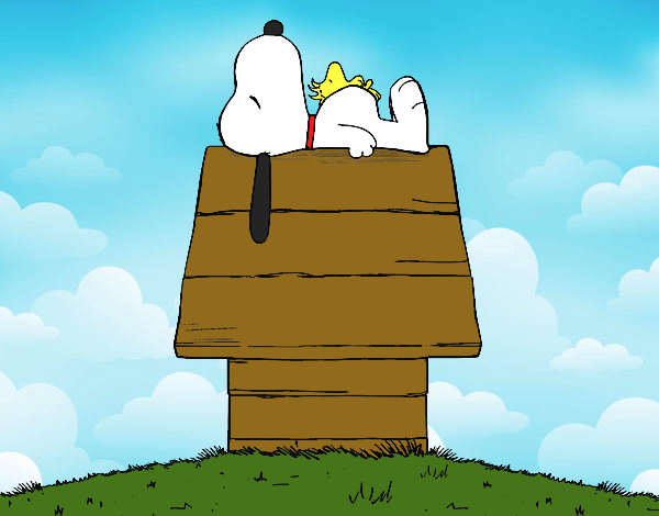 Snoopy durmiendo