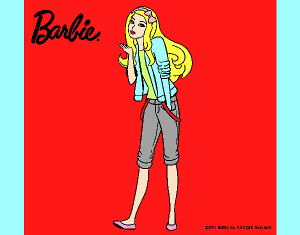 Barbie con look casual